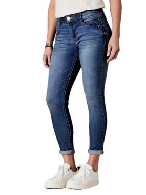 Democracy Ab"solution® Blue Denim Petite Ankle Skimmer Jeans